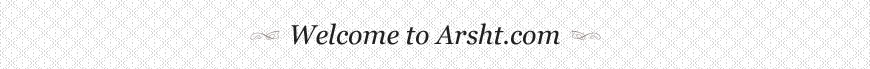 Welcome to Arsht.com